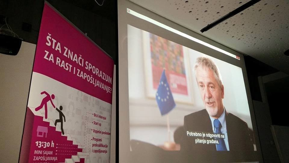 Outreach on Compact for Growth and Jobs – Gledaj od čega ćeš živjet’ – Šta znači sporazum za rast i zapošljavanje