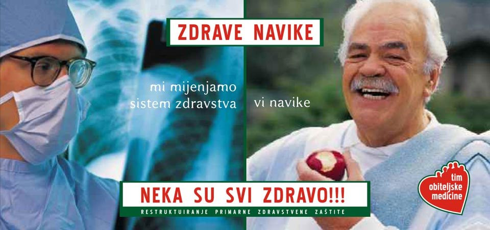 Mi mijenjamo sistem zdravstva- vi navike